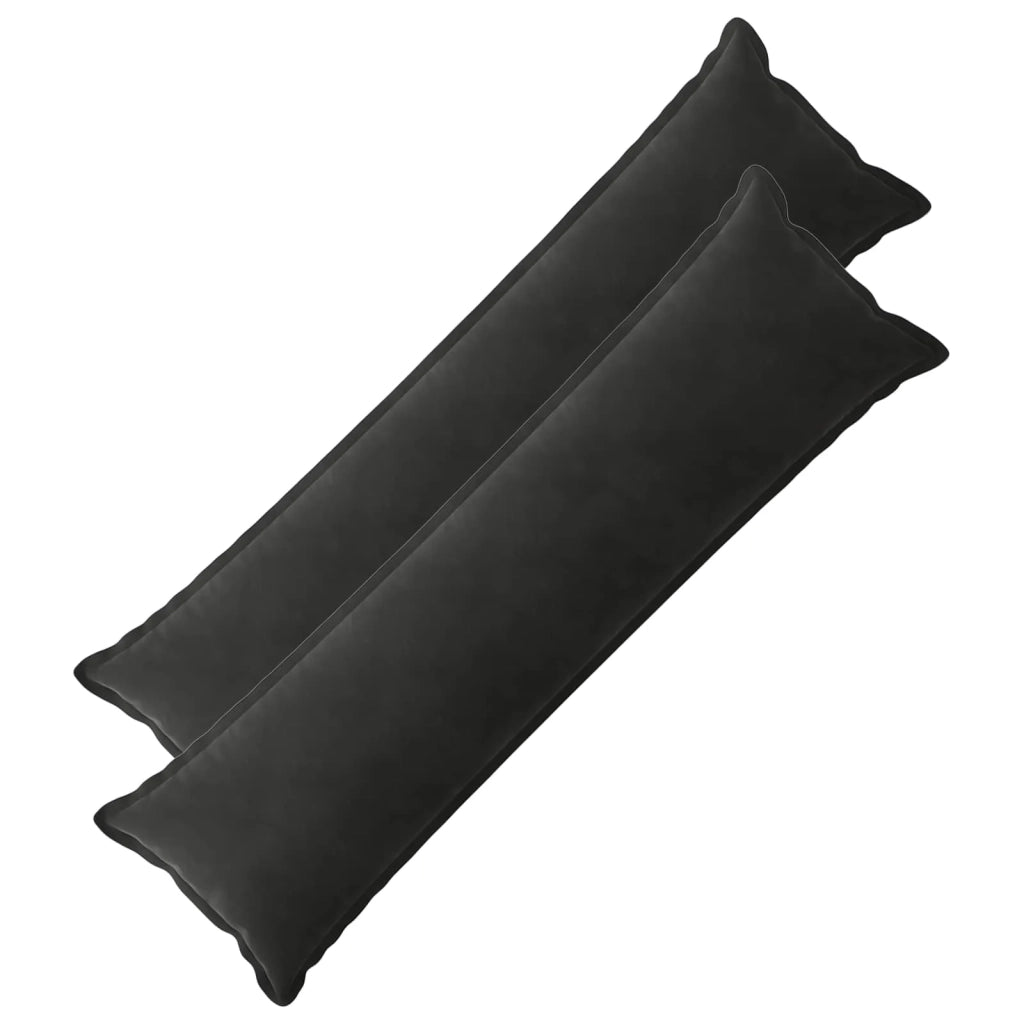 Cuscino con cuscino HOUTEN 2 pz Nero Velluto 934304