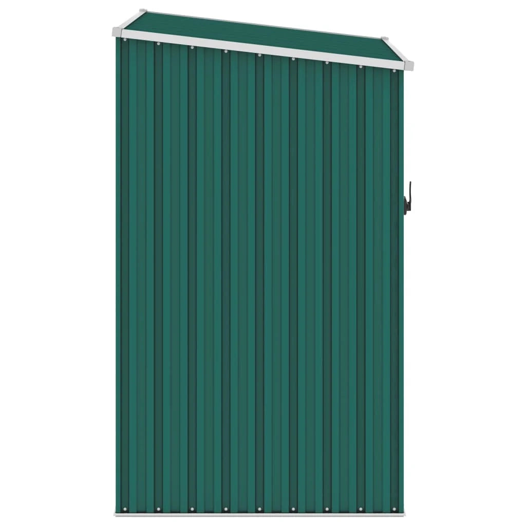 Casetta da giardino cabina ripostiglio casetta da esterno robusta casetta per attrezzi 87 x 98 x 159 cm acciaio zincato verde 02_0022380