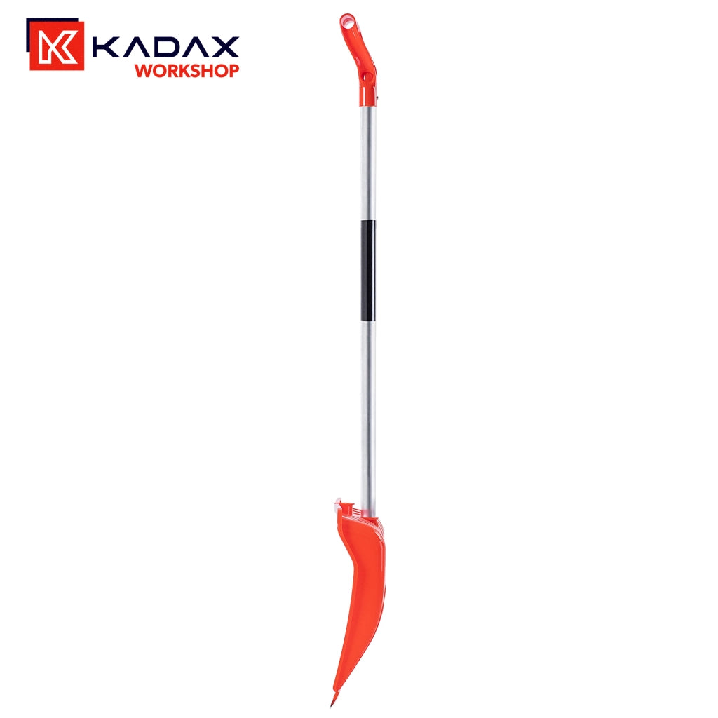 Pala da neve KADAX, grande, robusta per la rimozione della neve, con manico in alluminio.