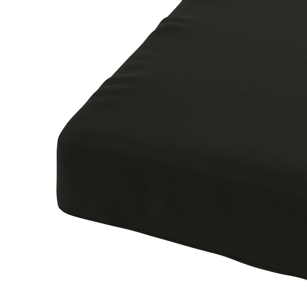 Cuscini per Sedia in 4 Pezzi SOEST 4 pz 100% Poliestere Nero 944339