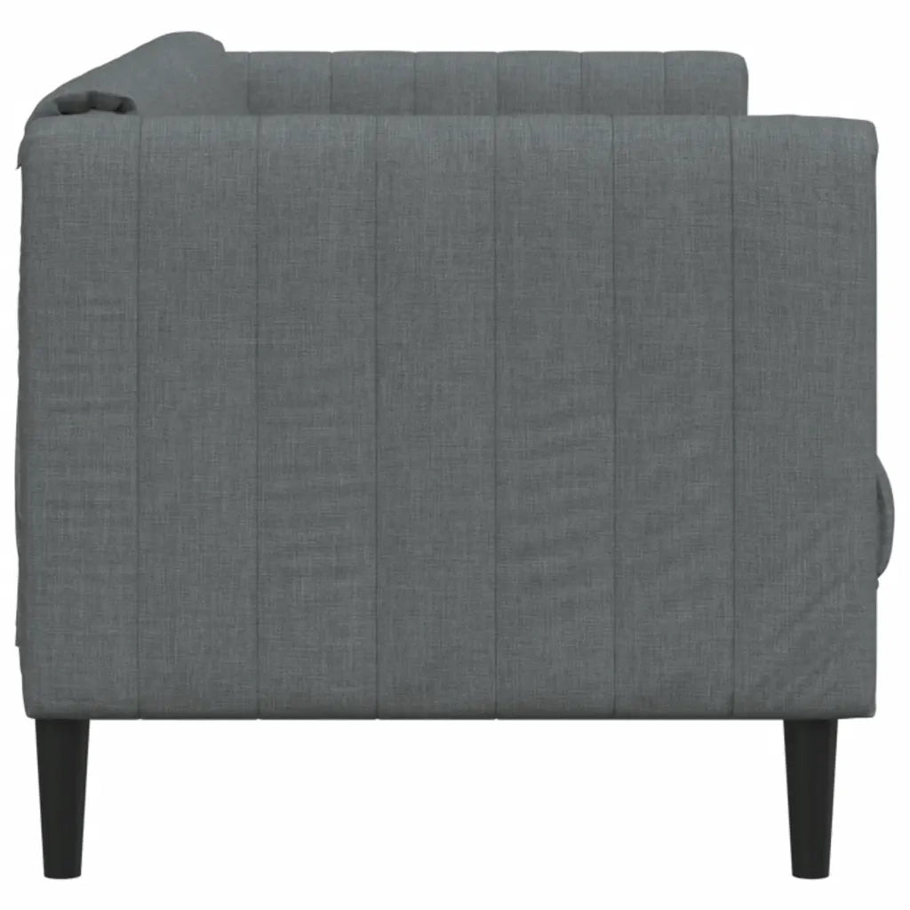 Divano | Divano da soggiorno | Sofa a 3 Posti Grigio Scuro in Tessuto
