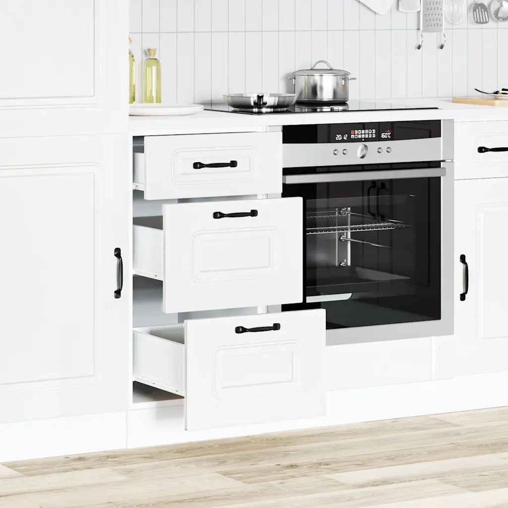 Base da Cucina-Mobile Base da Cucina Kalmar Bianco in Legno Multistrato 290423