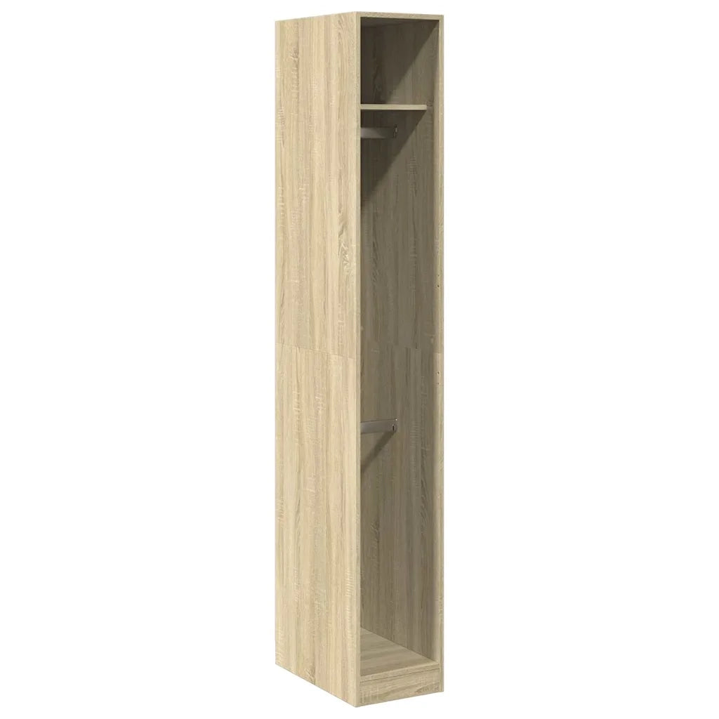 Armadio Rovere Sonoma 30x50x200 cm in Legno Multistrato