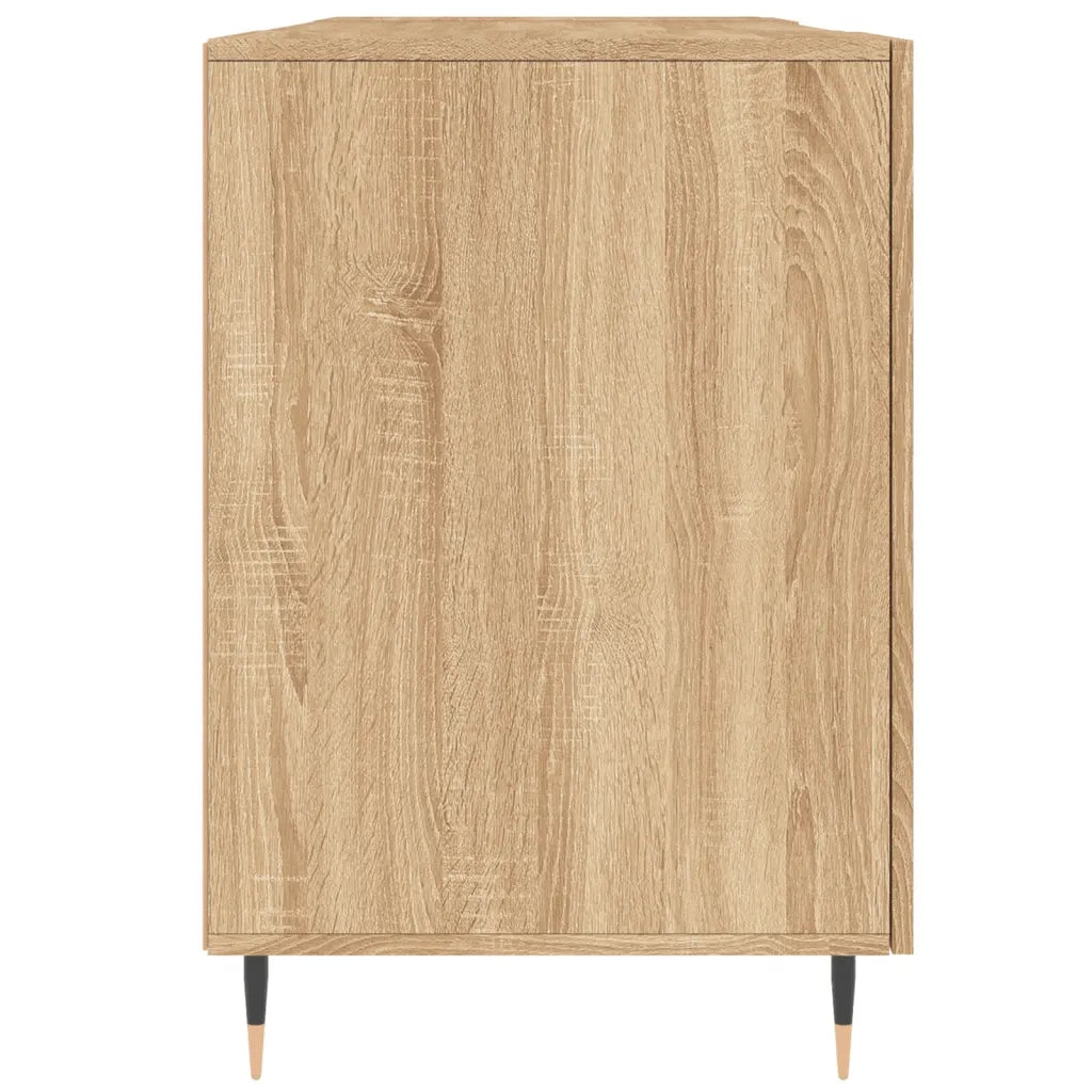 Scrivania | Tavolo da Ufficio Rovere Sonoma 140x50x75 cm in Legno Multistrato
