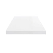 Piano tavolo quadrato truciolare bianco 80x80x4H
