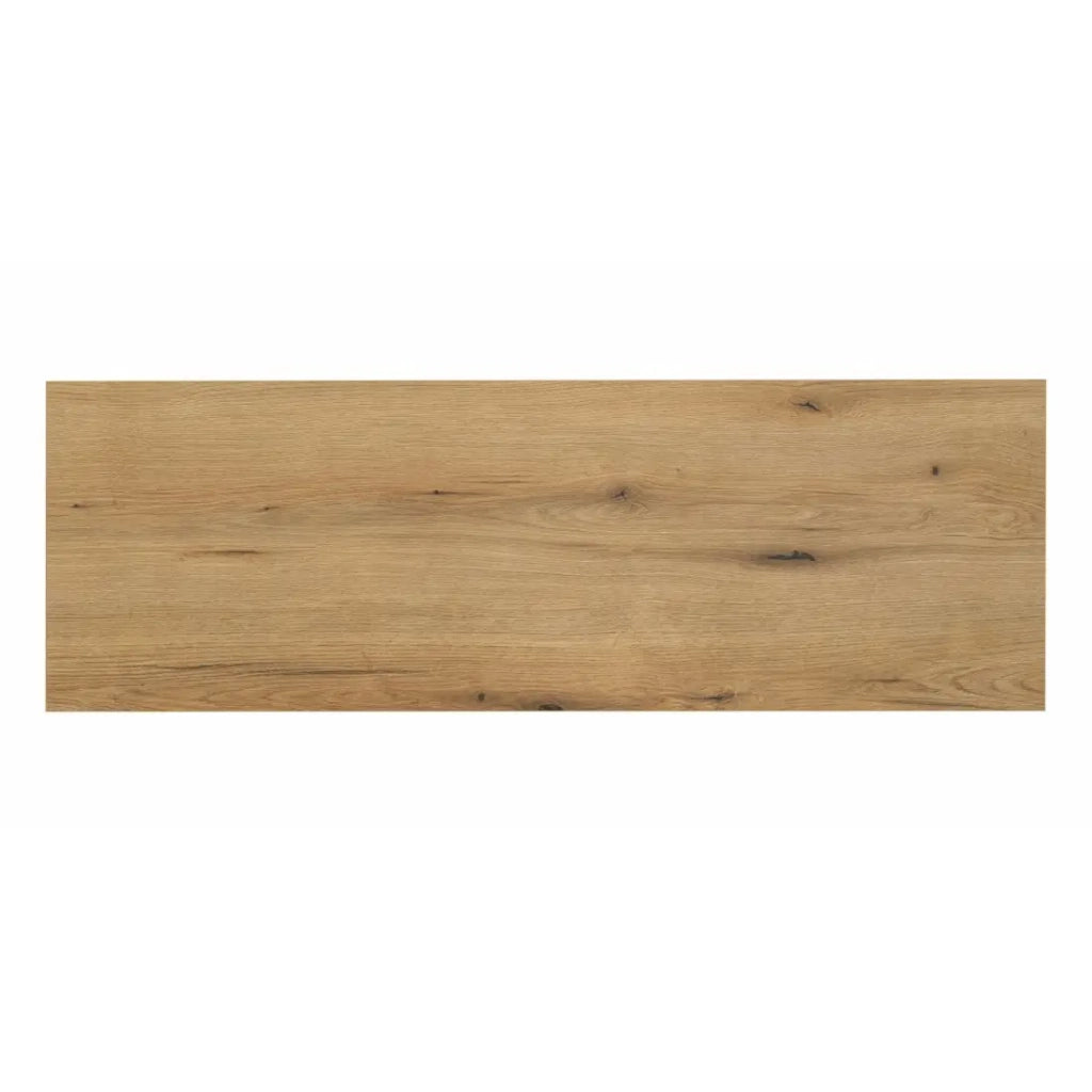 Piano lavabo VANO – Colore quercia – L140 × P40 × H2 cm – Da appoggiare