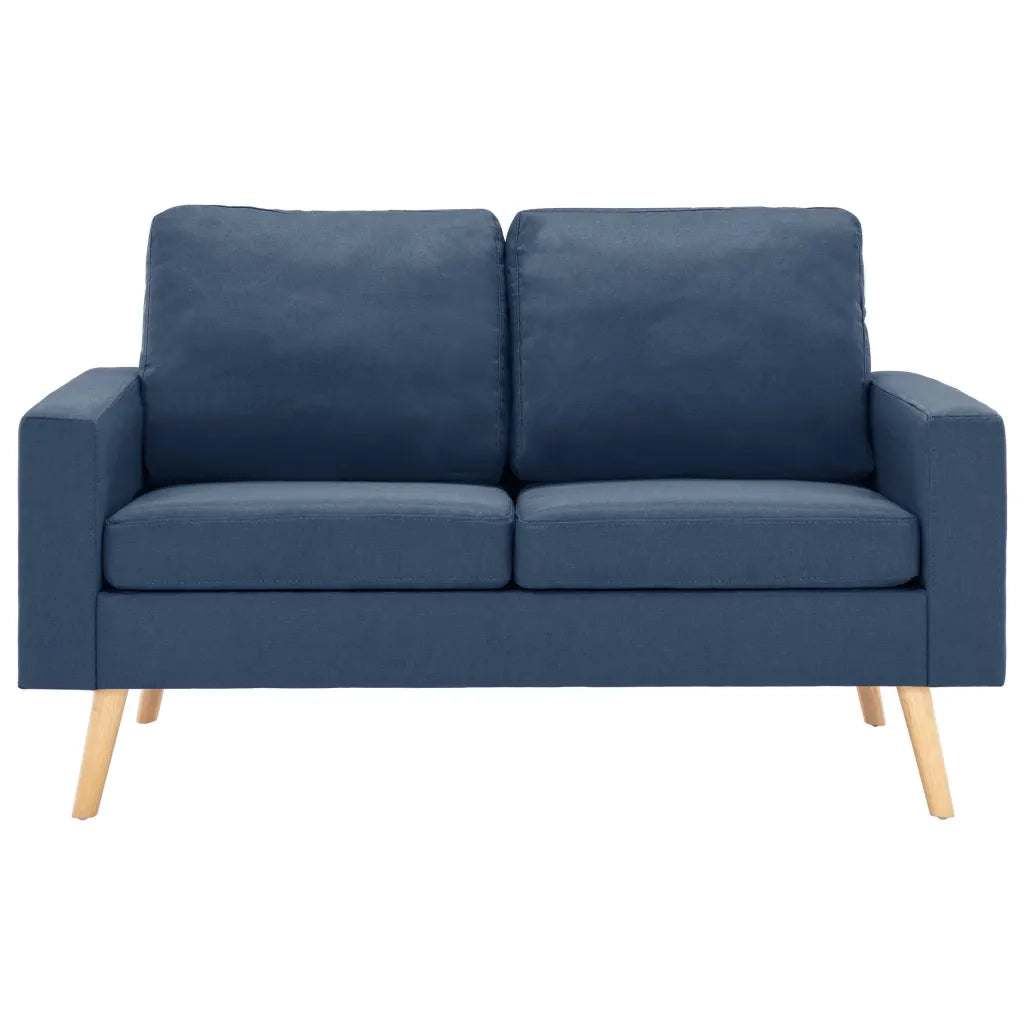 Divano a 2 Posti Blu in Tessuto cod mxl 24810