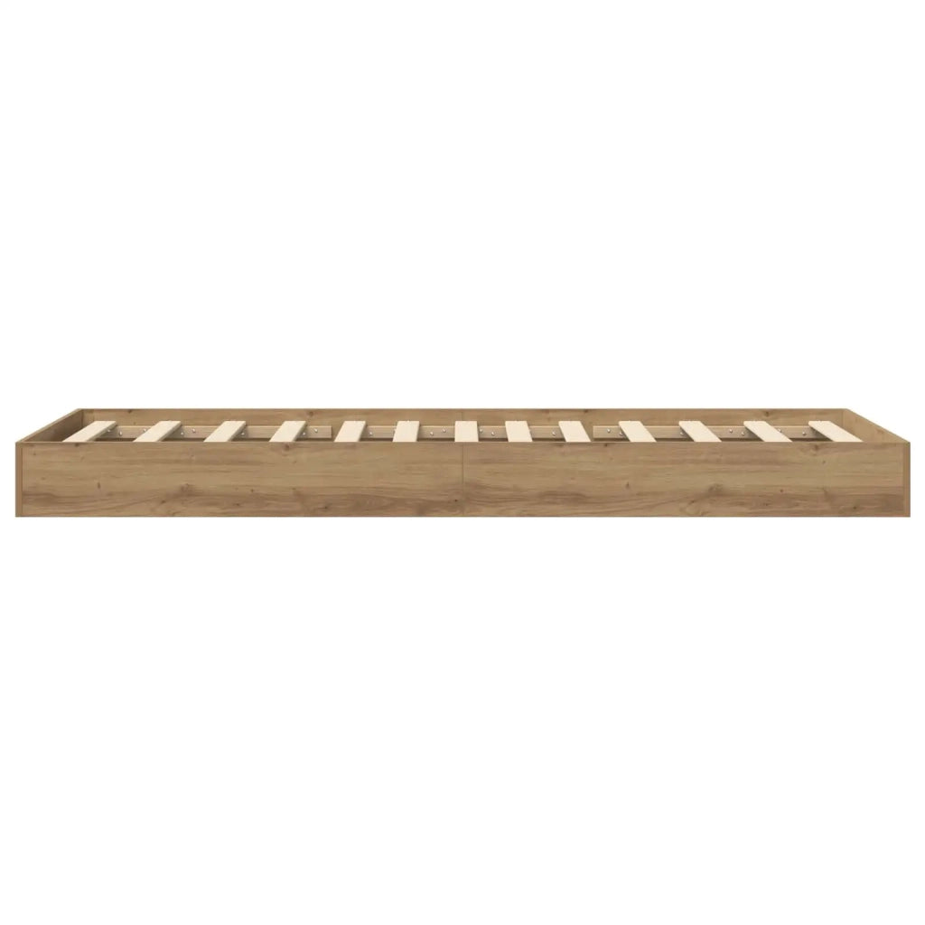 Struttura letto a pavimento Rovere Artigianale 80 x 200 cm 8009082