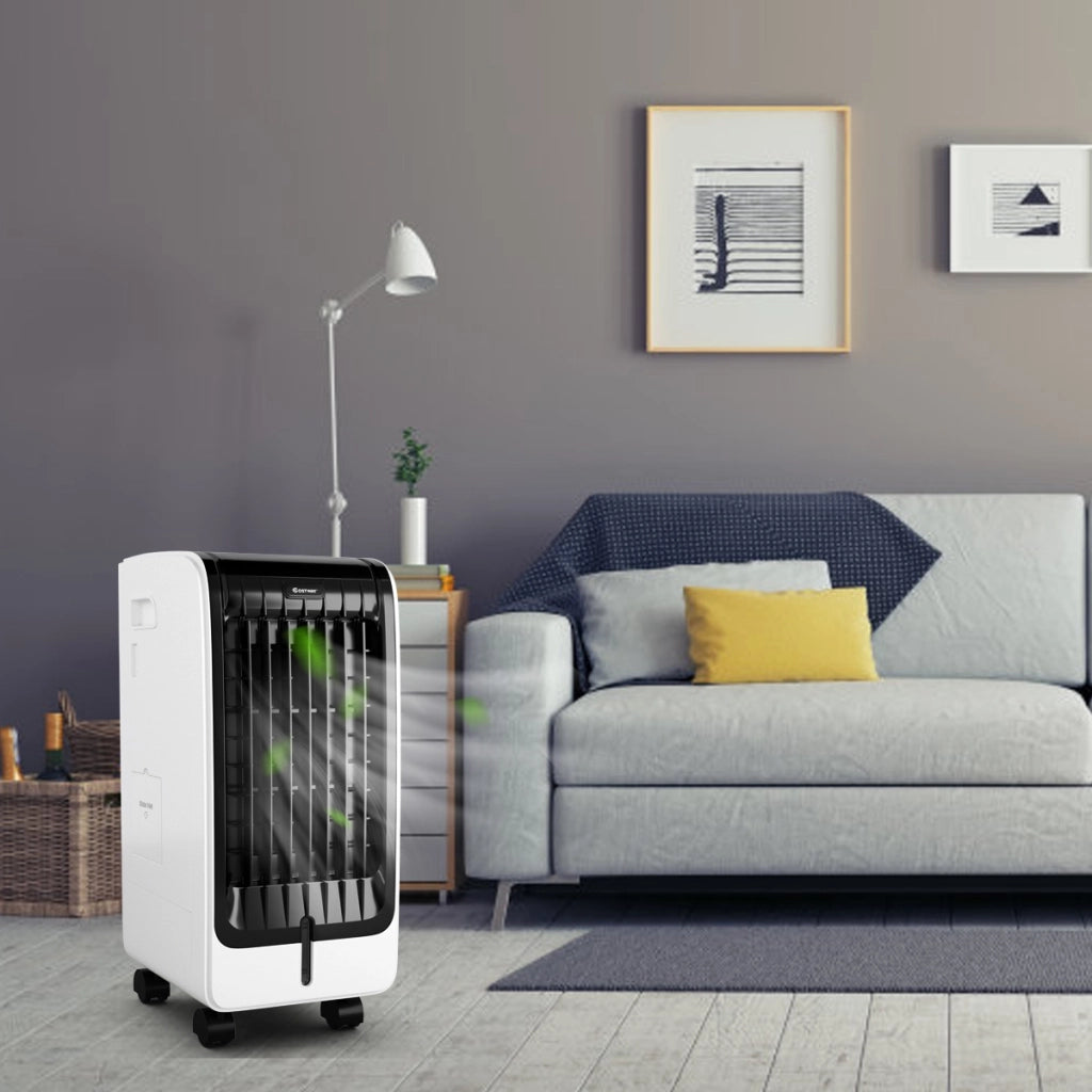 Ventilatore portatile con 3 velocit¨¤, Ventilatore con schermo LCD telecomando e funzione timer