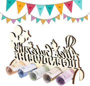 Carta di Regalo in Legno - Personalizzato - Festa di Compleanno - Famiglia e Amici - Regalo Creativo - Festival - Uomini e Donne