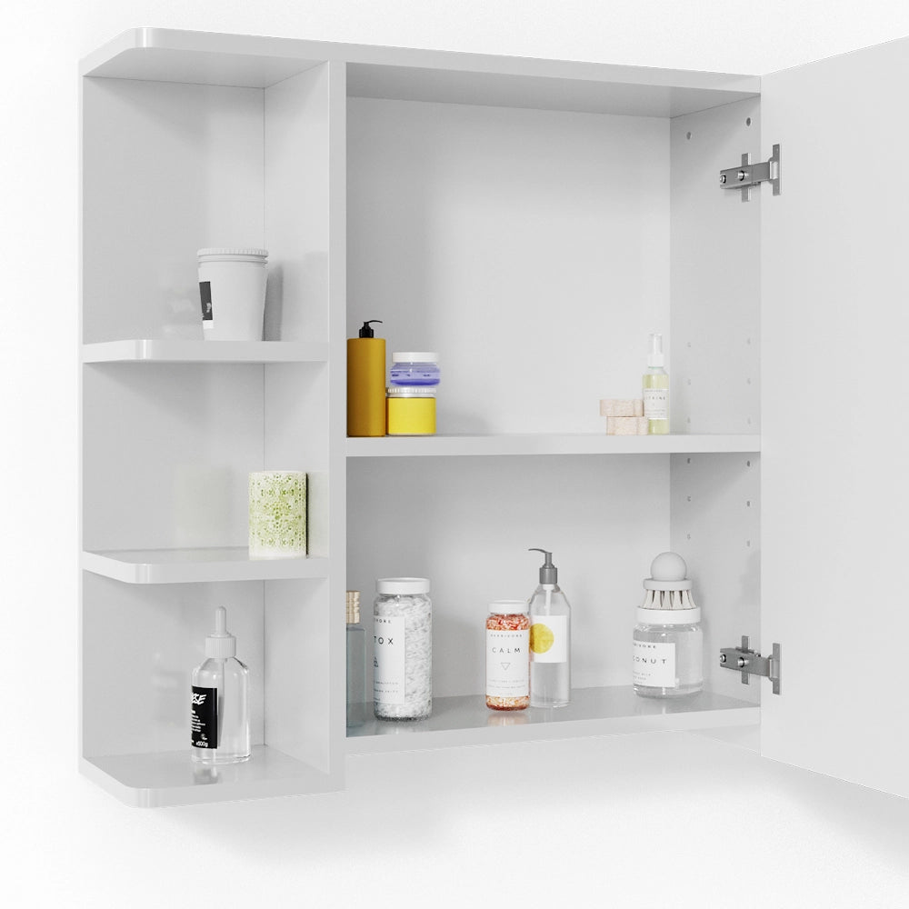 Vicco Set mobili bagno Bianco lucido 2 parti
