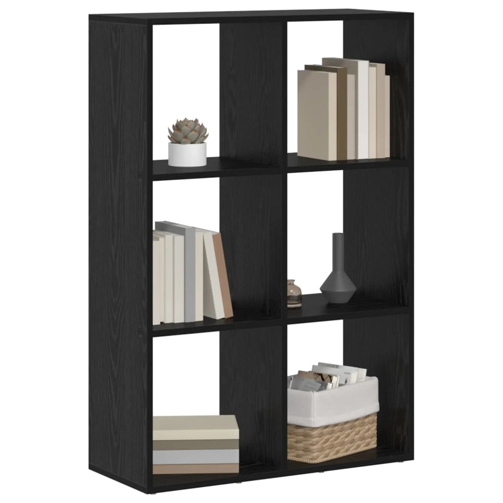 Armadio per Libri Rovere Nero 69,5 x 29 x 103,5 cm 879665