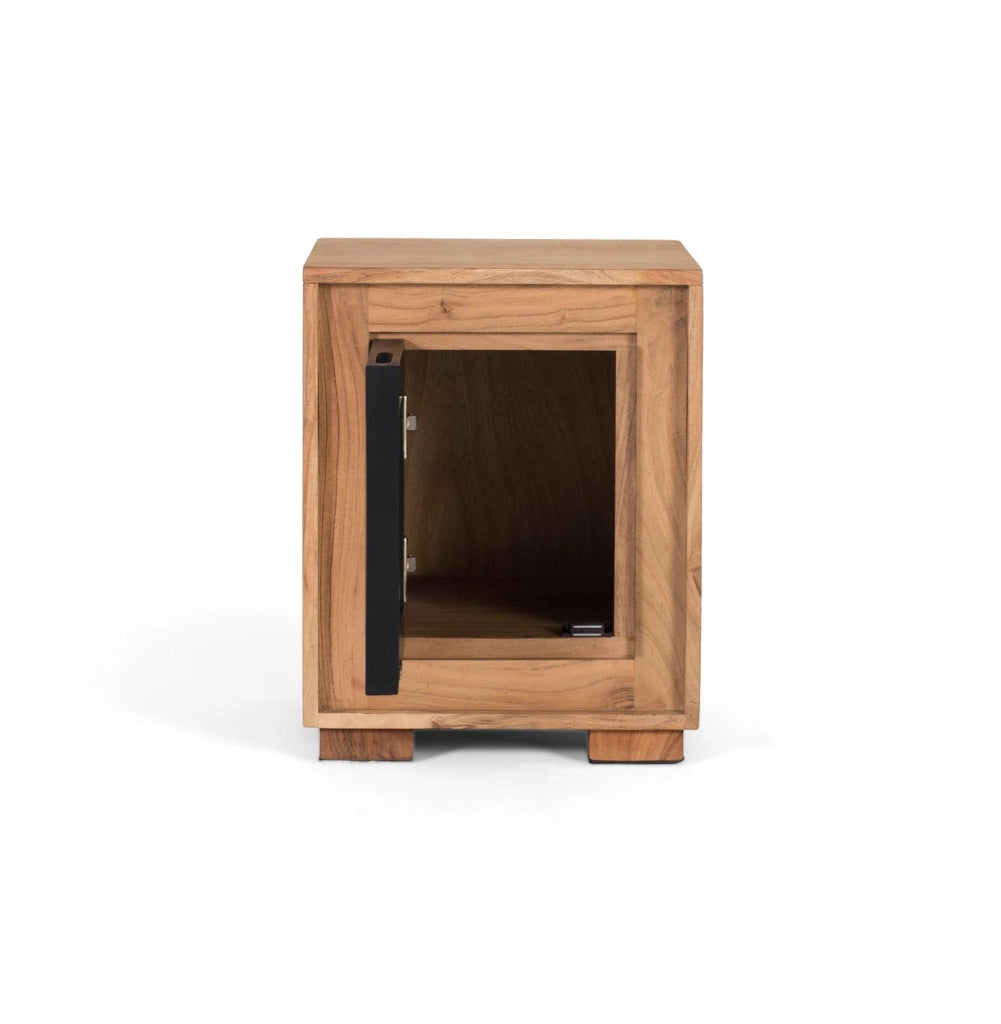 Comodino in legno di mango