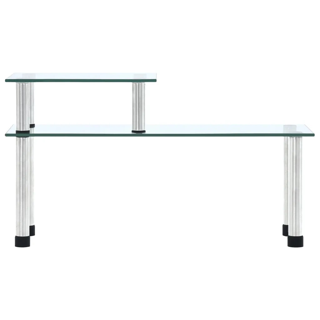Mensola da Cucina Trasparente 45x16x26 cm in Vetro Temperato 249523