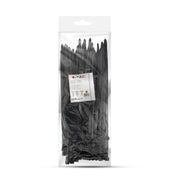 Tie per cavi - 7,6*300 mm neri 100pcs/pacco