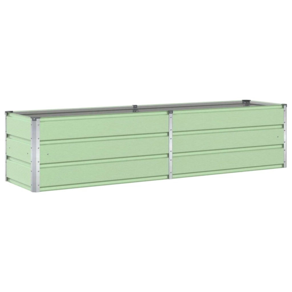Fioriera Verde Pastello 195 x 50 x 45 cm Acciaio zincato 42018256