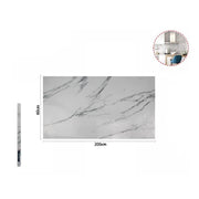 Trade Shop - Rotolo Adesivo Per Muri Parete Carta Parati Adesiva 60cmx2mt Marmo Bianco 70869 -