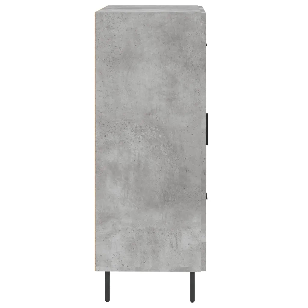 Credenza | Madia | Buffet da pranzo | Armadio da pranzo Grigio Cemento 69,5x34x90 cm in Legno Multistrato