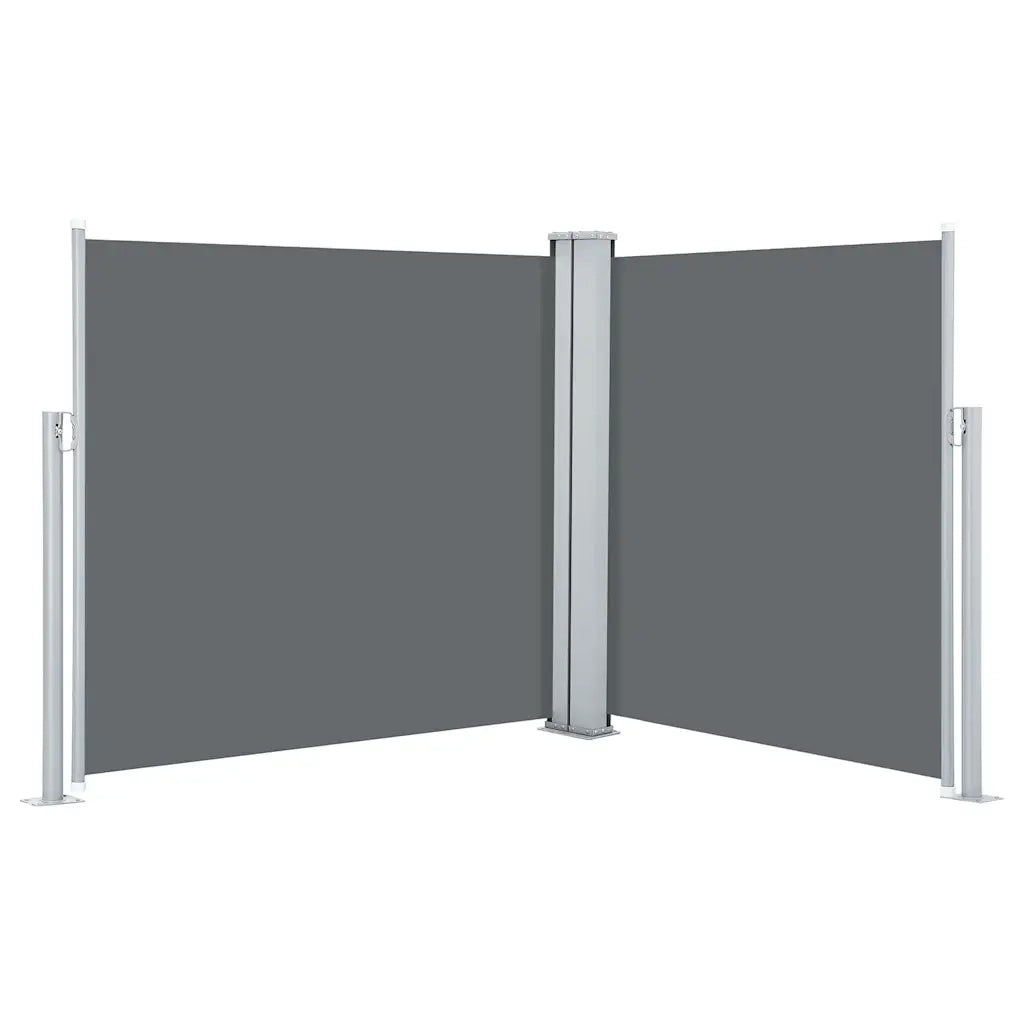 Tenda da Sole Laterale Retrattile Antracite 120x600 cm  cod mxl 63978