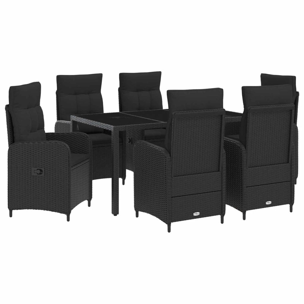 Set da pranzo per esterni con cuscino 7 pcs 3422299