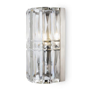 Maytoni applique contemporanea Facet 1 luce E14 cromo metallo vetro
