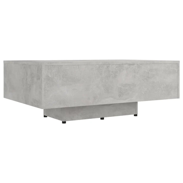 Tavolino da CaffÃ¨ Grigio Cemento 85x55x31 cm in Truciolato cod mxl 29782