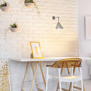 Sezze, Lampada da Parete Materiale Aplique in Metallo, Grigio