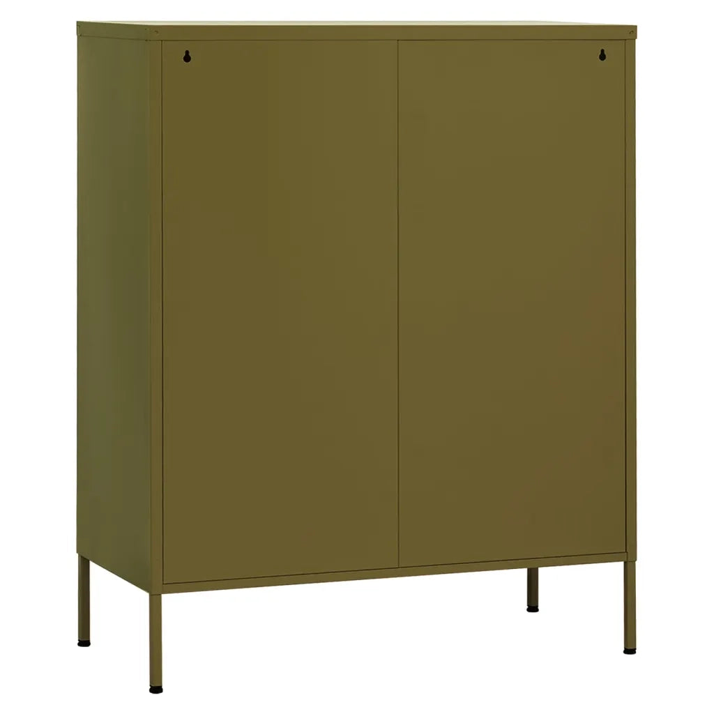 Armadietto Verde Oliva 80x35x101,5 cm in Acciaio 336171