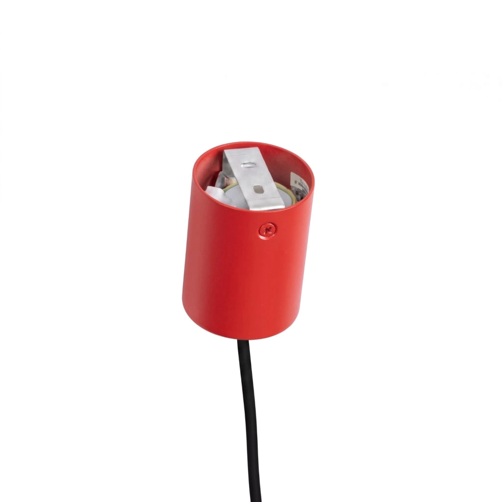 Lampadario RIFF 4 rosso Gx53