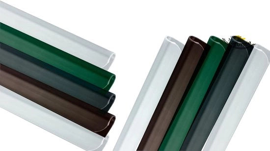 Rail di fissaggio in PVC - Resistenti all'acqua e UV - 1 pezzo