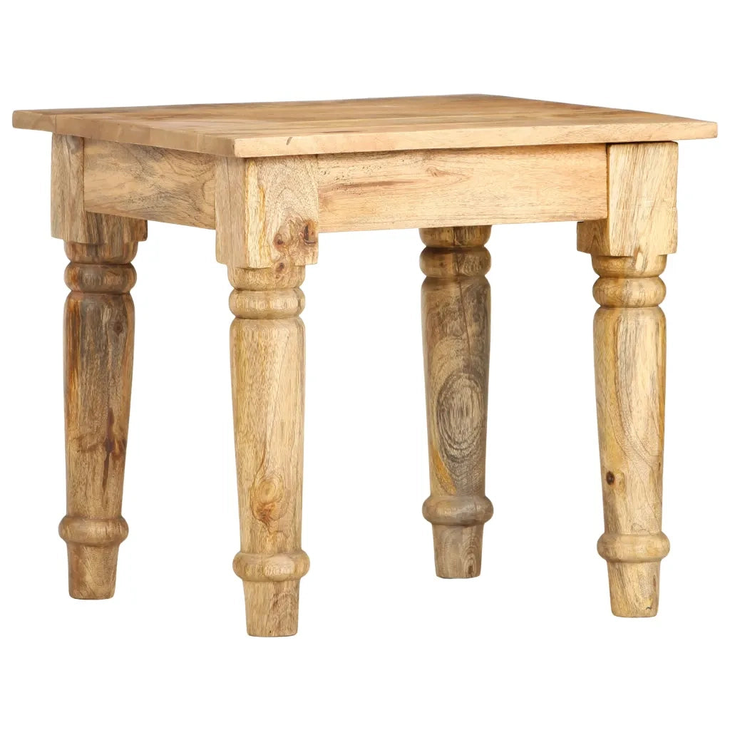 vidaXL Tavolino di Servizio 43x43x40 cm Legno Massello di Mango