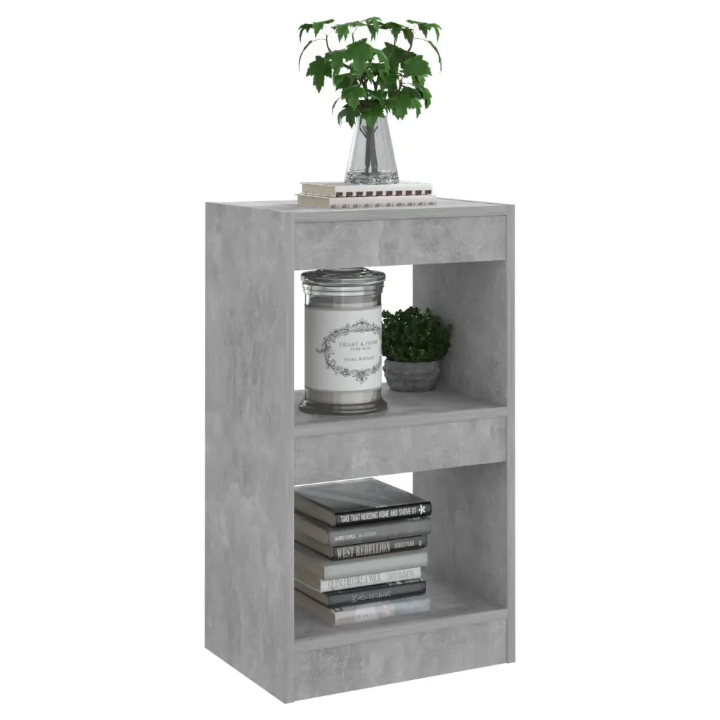 Libreria/Divisorio Grigio Cemento 40x30x72 cm cod mxl 19533