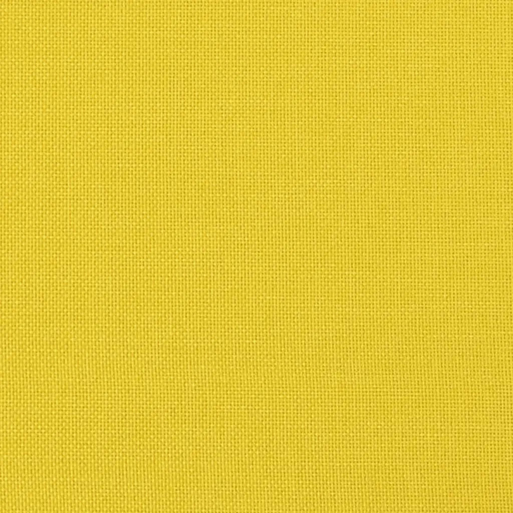 Sedia a Dondolo Giallo Chiaro in Tessuto CFW2950584