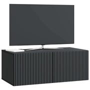 Mobile TV da Muro | Armadietto TV | Mobile Porta TV Nero 78,5 x 41 x 30 cm