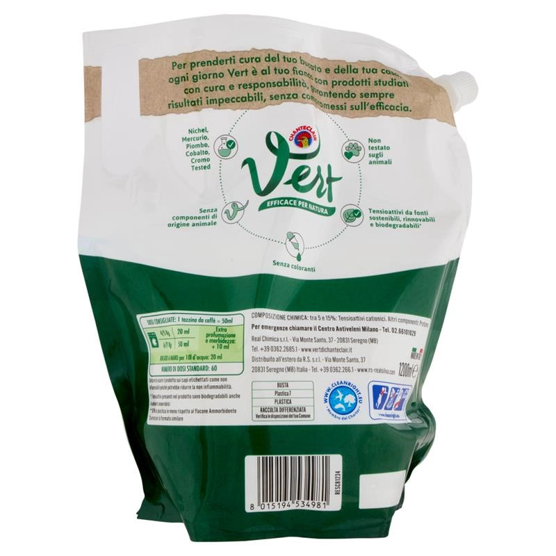 VERT DI CHANTECLAIR AMMORBIDENTE CONCENTRATO EUCALIPTO E FRESIA 1200 ML 60 LAVAGGI