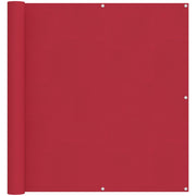 Schermo da balcone | Paravento da Balcone Rosso 110 x 1000 cm Tessuto Oxford
