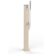 Doccia Solare In Alluminio Jolly Go 17,5Lt Con Doccetta Mobile E Lavapiedi Colore Bianco Cv-Jg180/9001