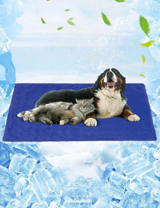 Matrimoniale decongestionante per cani, gatti e animali domestici, decongestionante gel, lettino per cani grandi, cani piccoli, raffreddamento estivo, decongestionante gel non tossico, adatto per casa, auto, recinti per cani, outdoor, XXL.