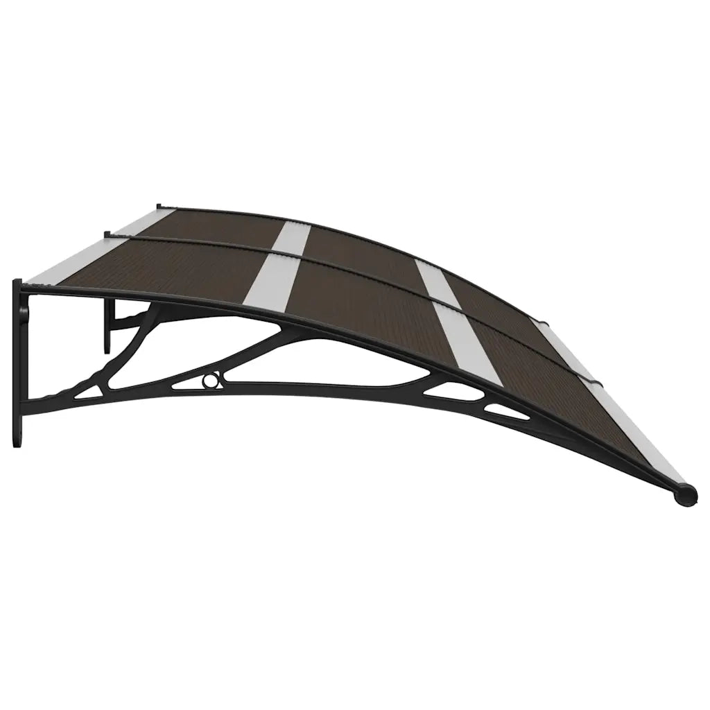 Pensilina per Porta Nera 240x75 cm in PC CFW1299244