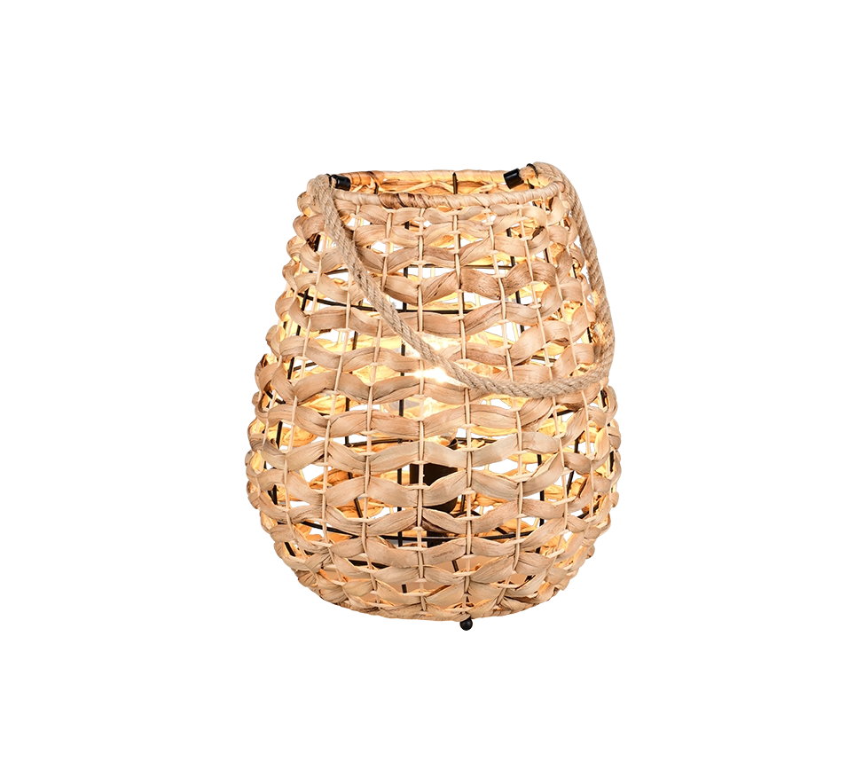Lampada da tavolo appendibile, giacinto d'acqua, D 30 cm, Jean