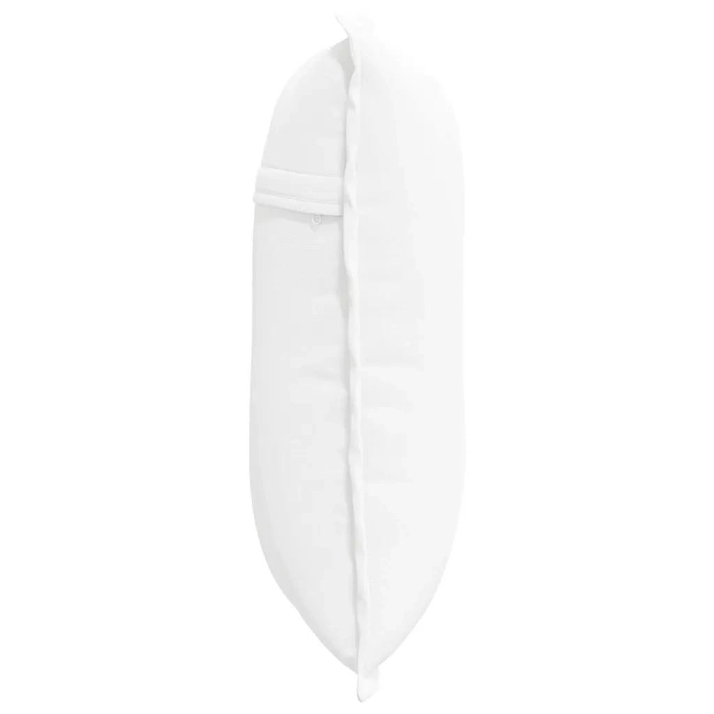 Cuscino per Schiena Bianco 50 x 19 x 45 cm Tessuto
