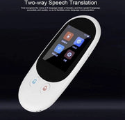 Traduttore vocale per viaggiatori di affari - Traduzione di oltre 52 lingue - Touchscreen da 24 pollici - Supporto batteria - Wi-Fi - Richiede contenuti HTML.