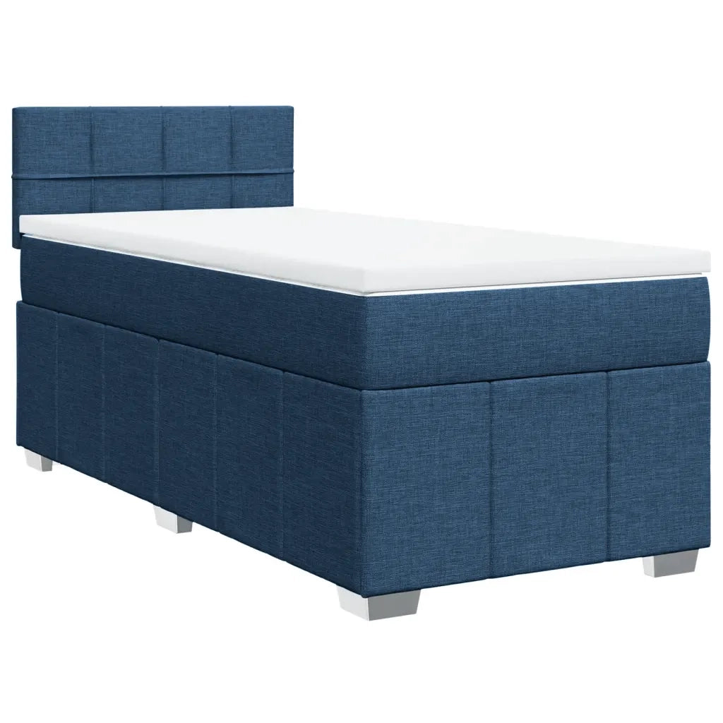 Giroletto a Molle con Materasso Blu 90x200 cm inTessuto 3286957