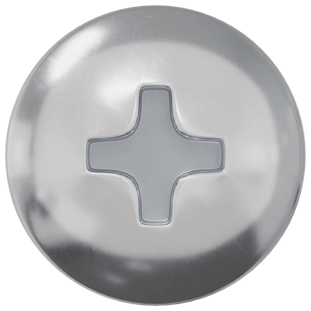 Vite in Legno 2 pz Argento 9,8 x 53 mm Acciaio CFW2130493