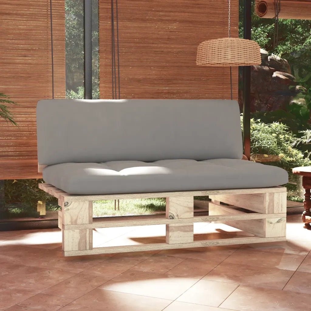 Divano Centrale Giardino su Pallet in Legno di Pino Impregnato 3066531
