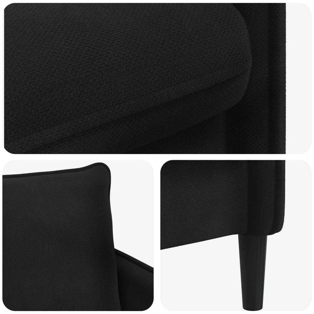 Poltrona XL Nero Velluto 42043548