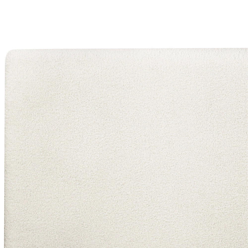 Letto LED in stile giapponese in frassino scuro 160 x 200 cm testata in legno impiallacciato bouclé camera da letto a basso profilo