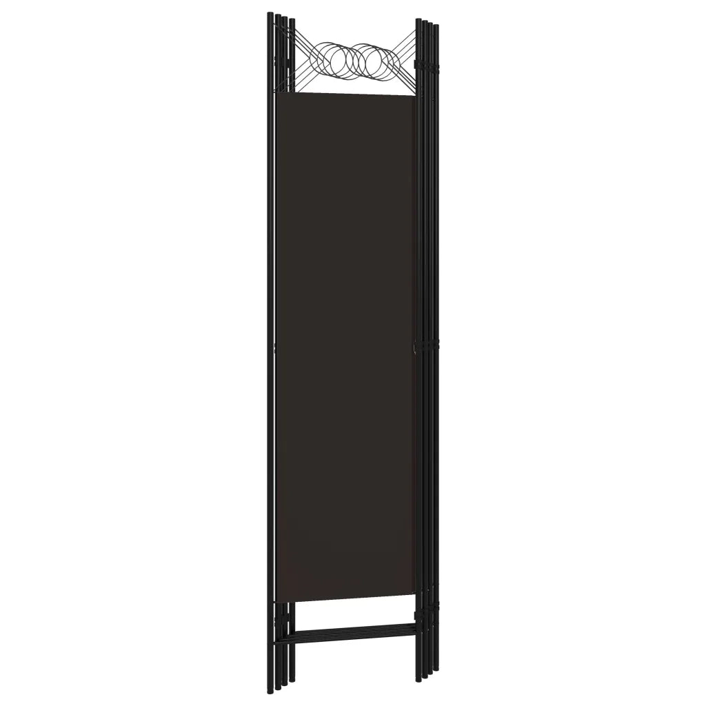 Paravento a 4 Pannelli Marrone 160x180 cm 320703