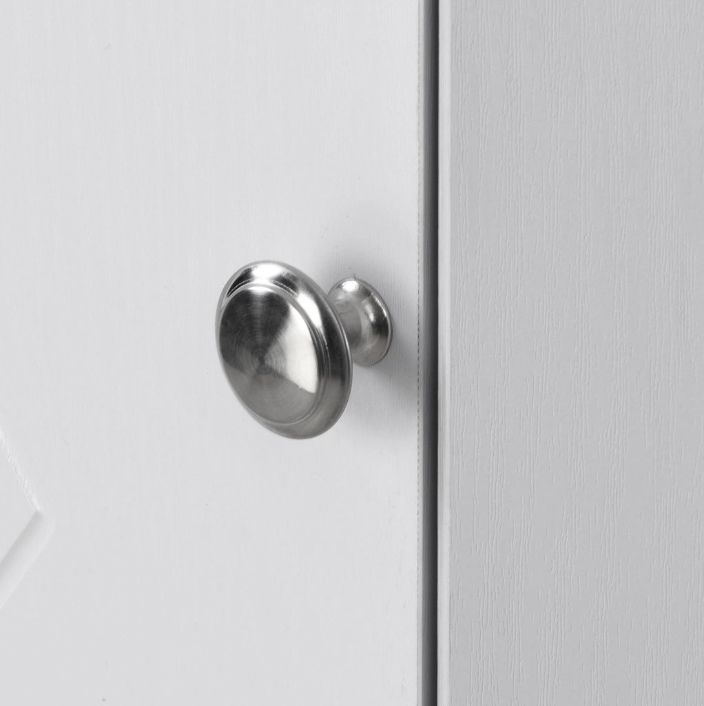 Mobile angolare per bagno con 2 ripiani regolabili, 36,5 x 36,5 x 155 cm, bianco