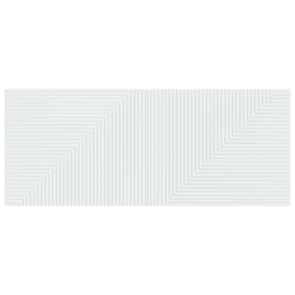 Testiera da Muro HAARLEM Bianco Legno ingegnerizzato 896965